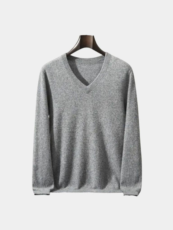 Cashmere V Neck Knitwear Sweater - Dalton & Rowe
