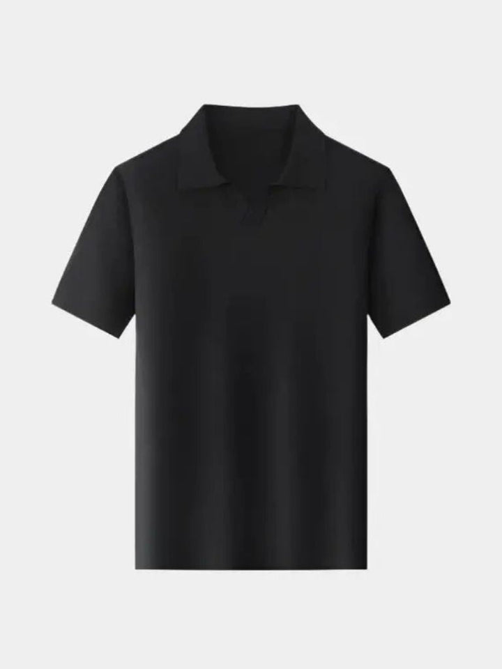 Casual Buttonless Knit Polo Shirt - Dalton & Rowe