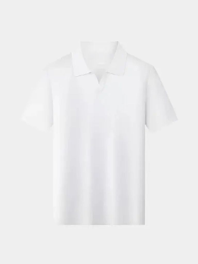 Casual Buttonless Knit Polo Shirt - Dalton & Rowe