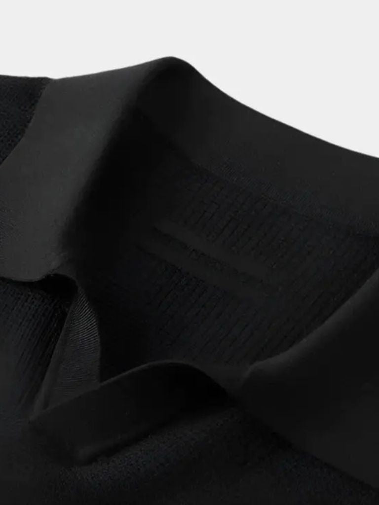 Casual Buttonless Knit Polo Shirt - Dalton & Rowe