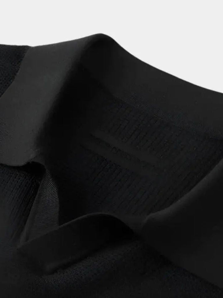 Casual Buttonless Knit Polo Shirt - Dalton & Rowe