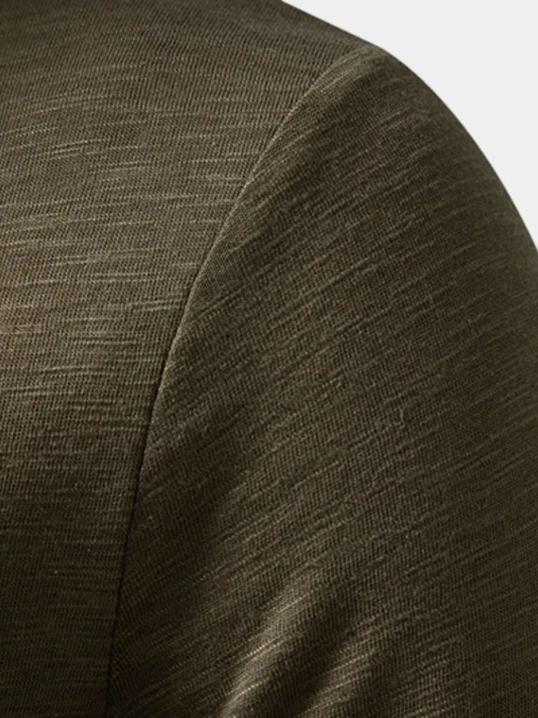 Henley Neck Long Sleeve T-Shirt - Dalton & Rowe