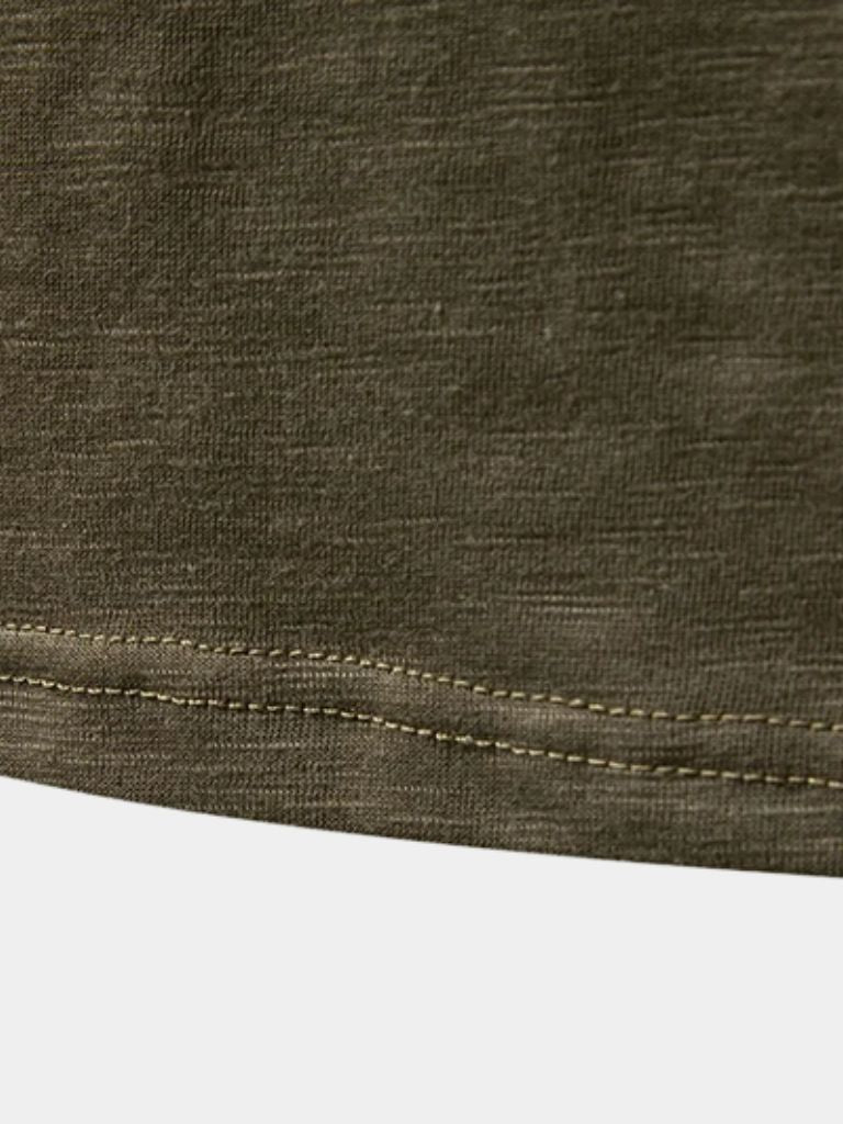 Henley Neck Long Sleeve T-Shirt - Dalton & Rowe