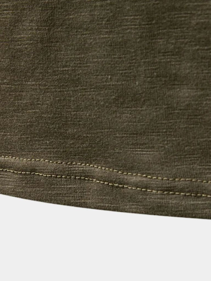 Henley Neck Long Sleeve T-Shirt - Dalton & Rowe