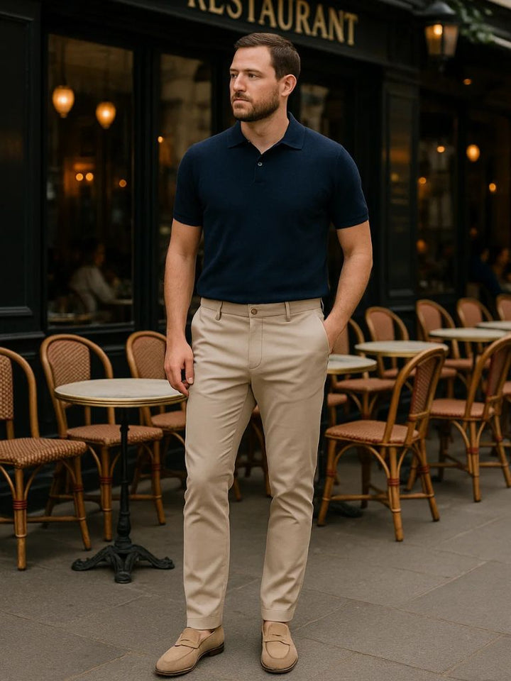 Casual Slim Fit Trousers - Dalton & Rowe