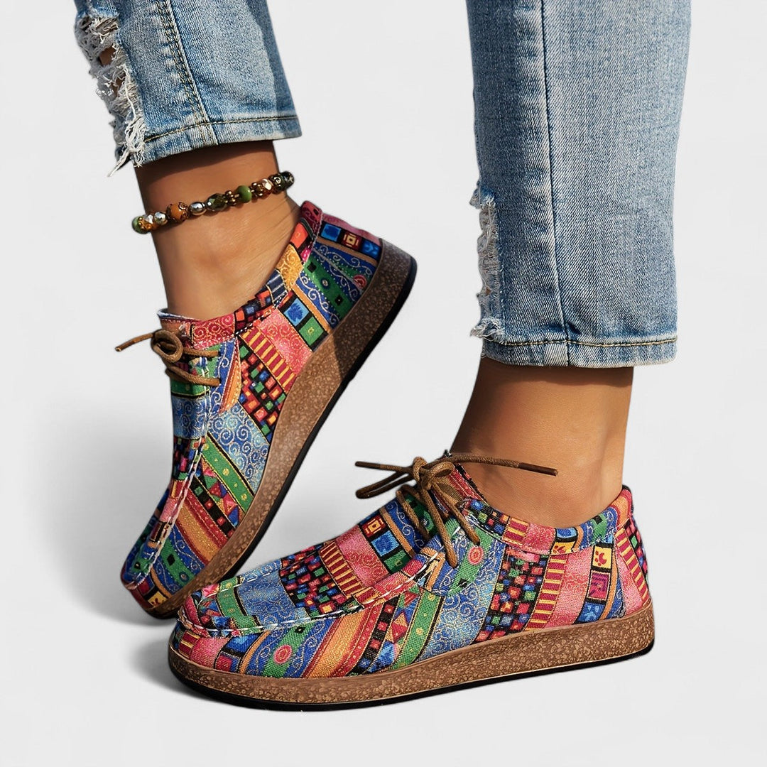 Azura | Zapatillas Étnicas Patchwork