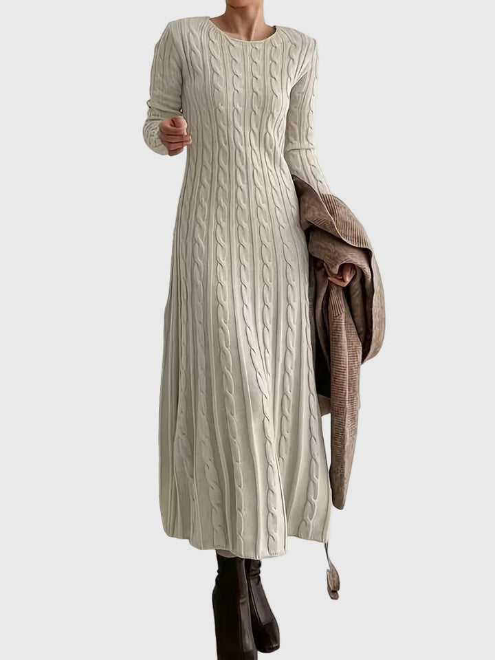 Adèle | Vestido Maxi de Punto Trenzado