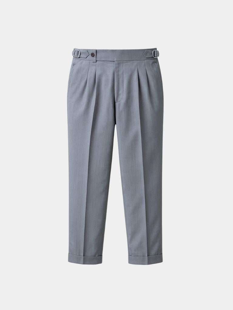 Classic Genova Sidetab Trousers - Dalton & Rowe