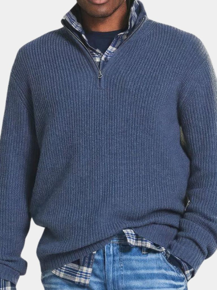 Classic Highland Quarter-Zip Sweater - Dalton & Rowe