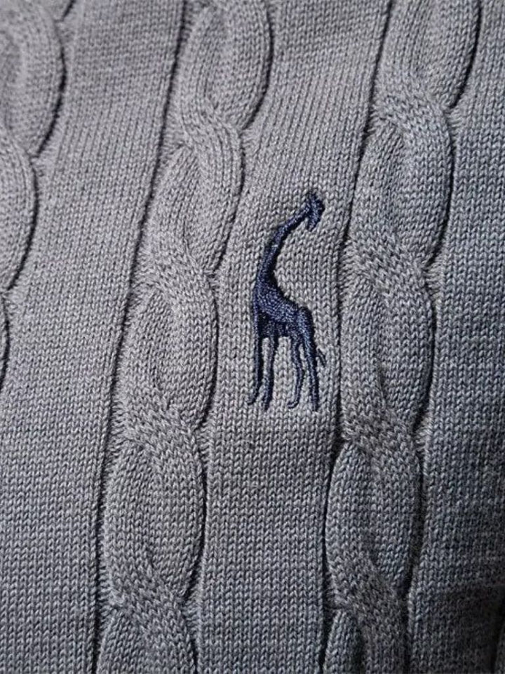 Cotton  Crew Neck Pullover Sweater - Dalton & Rowe