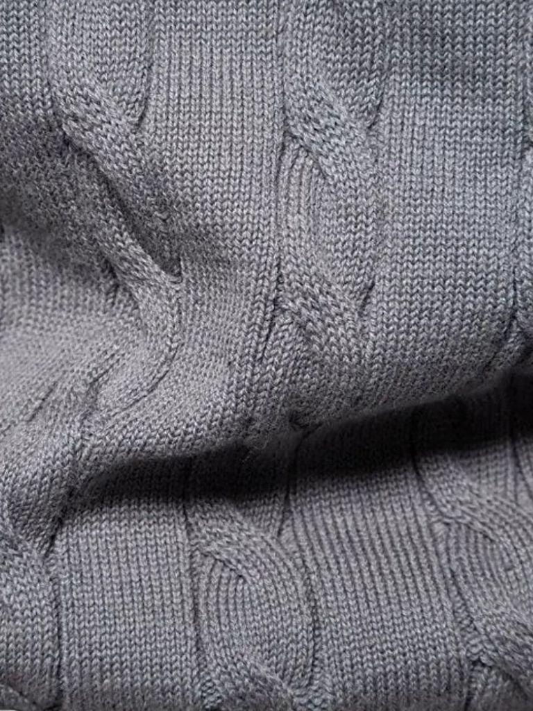 Cotton  Crew Neck Pullover Sweater - Dalton & Rowe