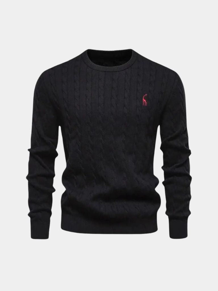 Cotton  Crew Neck Pullover Sweater - Dalton & Rowe