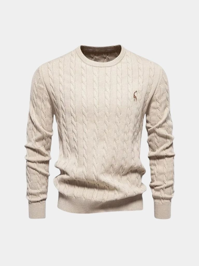 Cotton  Crew Neck Pullover Sweater - Dalton & Rowe