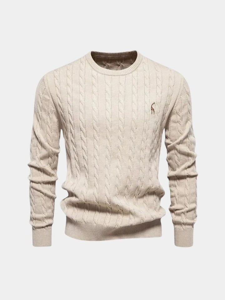 Cotton  Crew Neck Pullover Sweater - Dalton & Rowe
