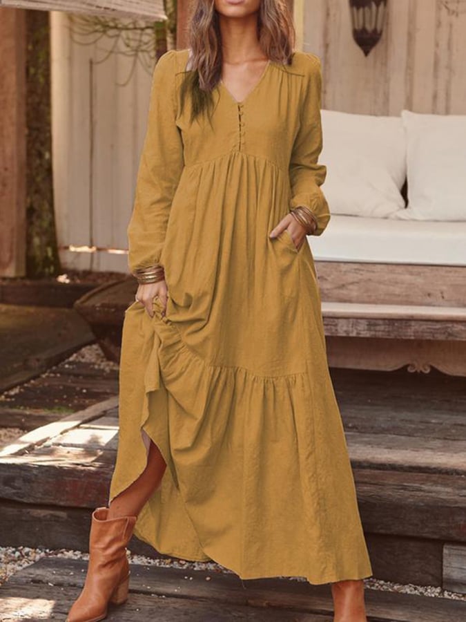 Pauline | Vestido Maxi Casual