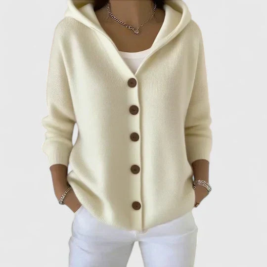 Ophélie | Cárdigan con Capucha Casual