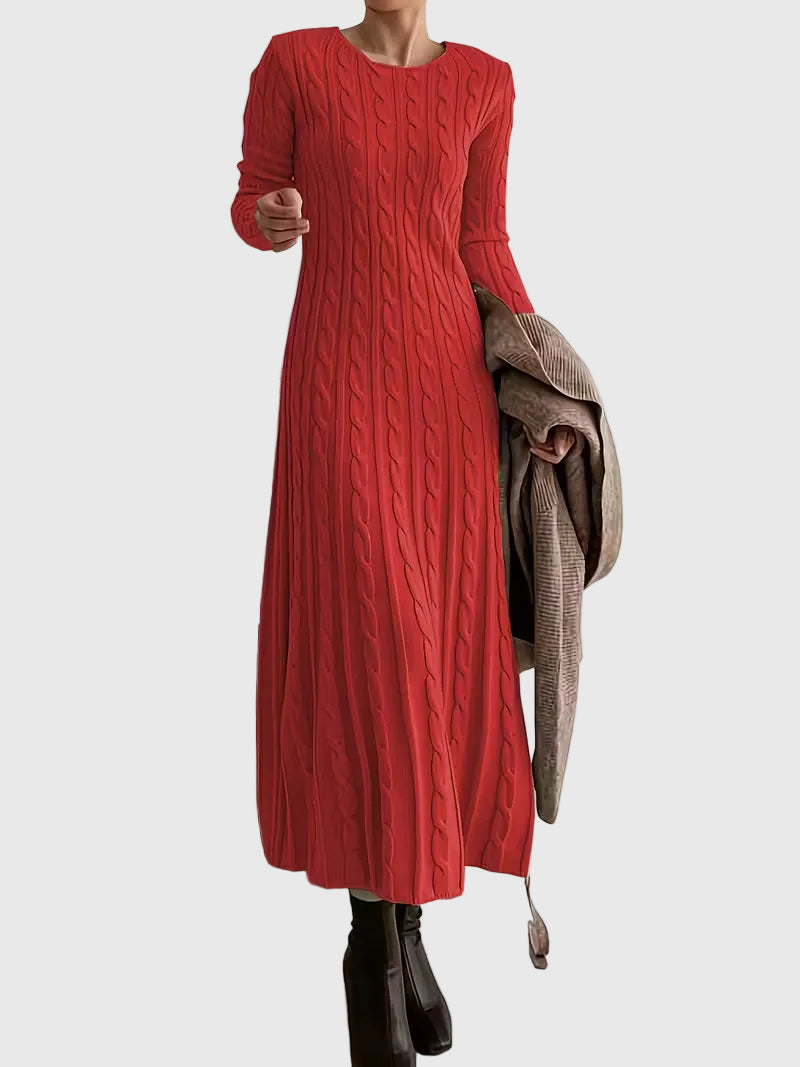Adèle | Vestido Maxi de Punto Trenzado