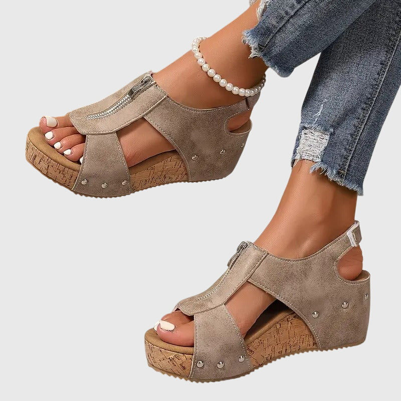 Bridie | Sandalias Ortopédicas con Cuña
