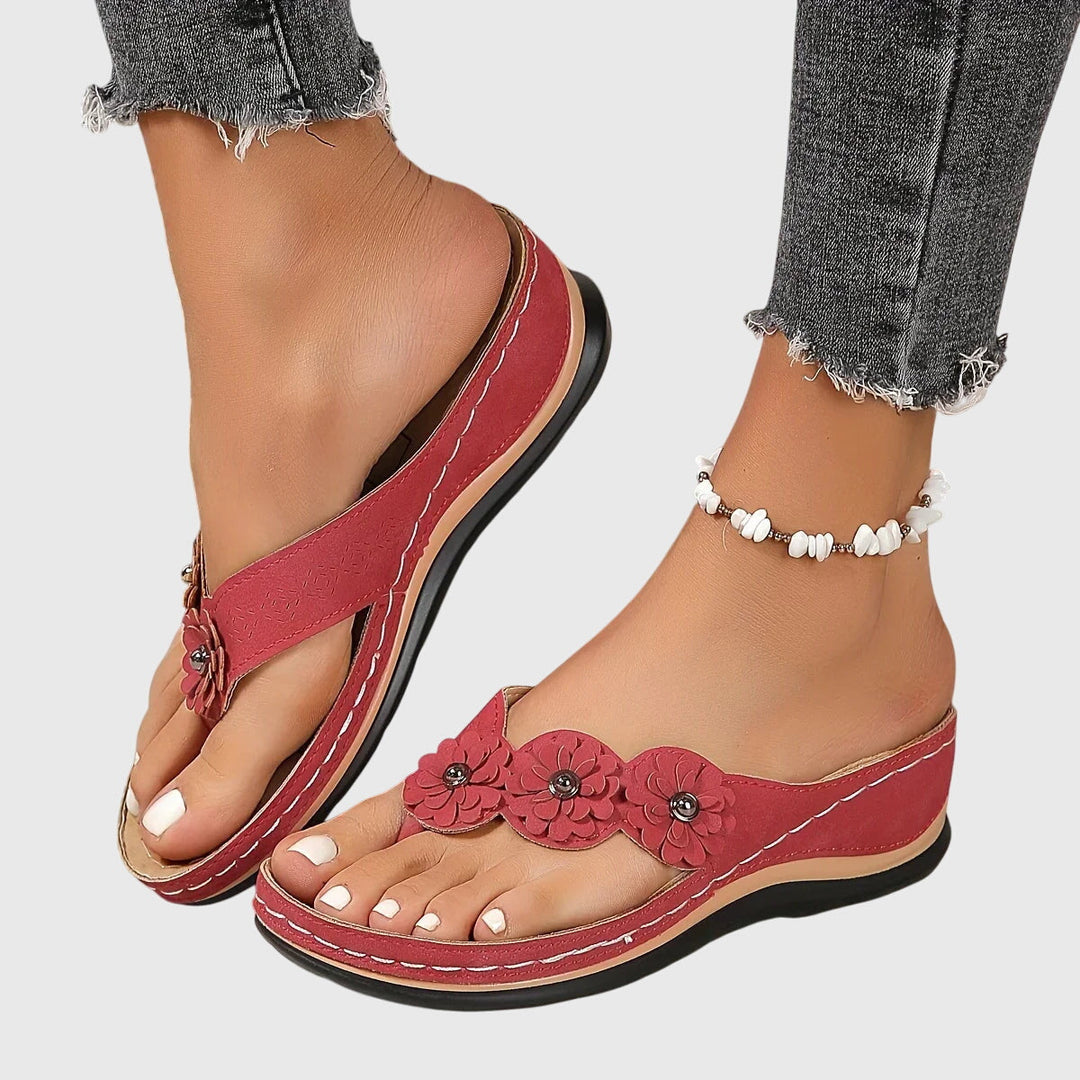 Asha | Sandalias Ortopédicas Florales