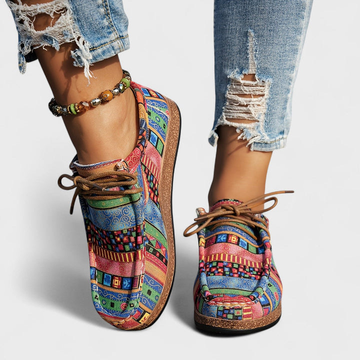 Azura | Zapatillas Étnicas Patchwork