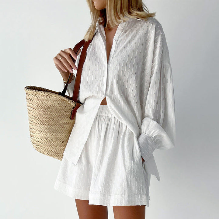 Elizabeth - Conjunto de Camisa y Shorts Ligeros