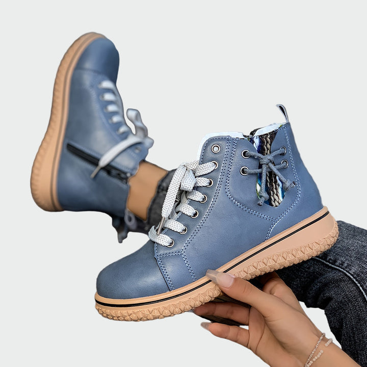 Clara | Botines Casual Con Cordones