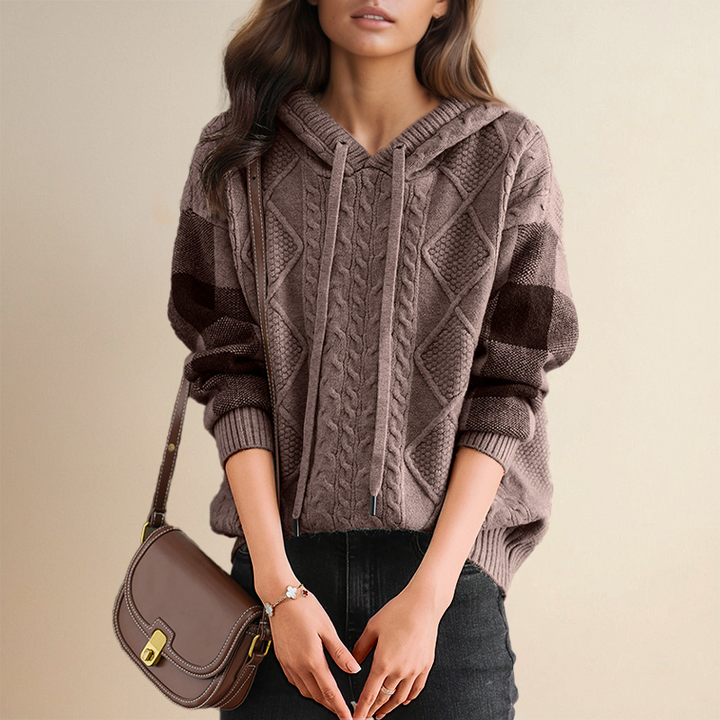 Margaux | Sudadera con Capucha Texturizada