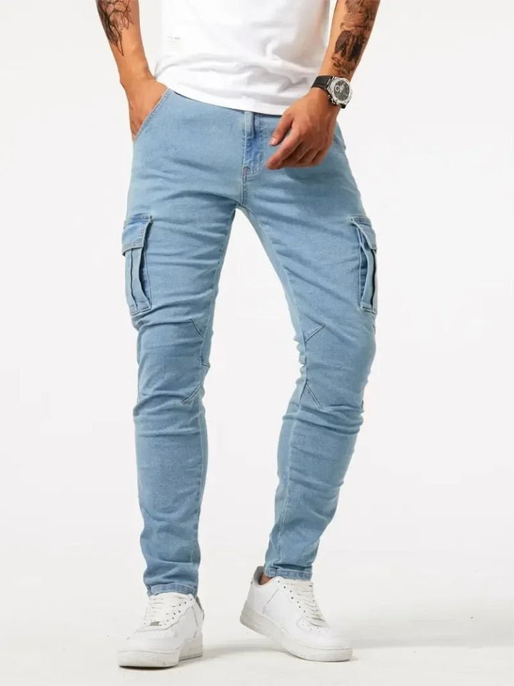 Denim Jeans Cargo Trousers - Dalton & Rowe