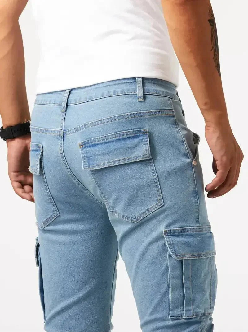 Denim Jeans Cargo Trousers - Dalton & Rowe