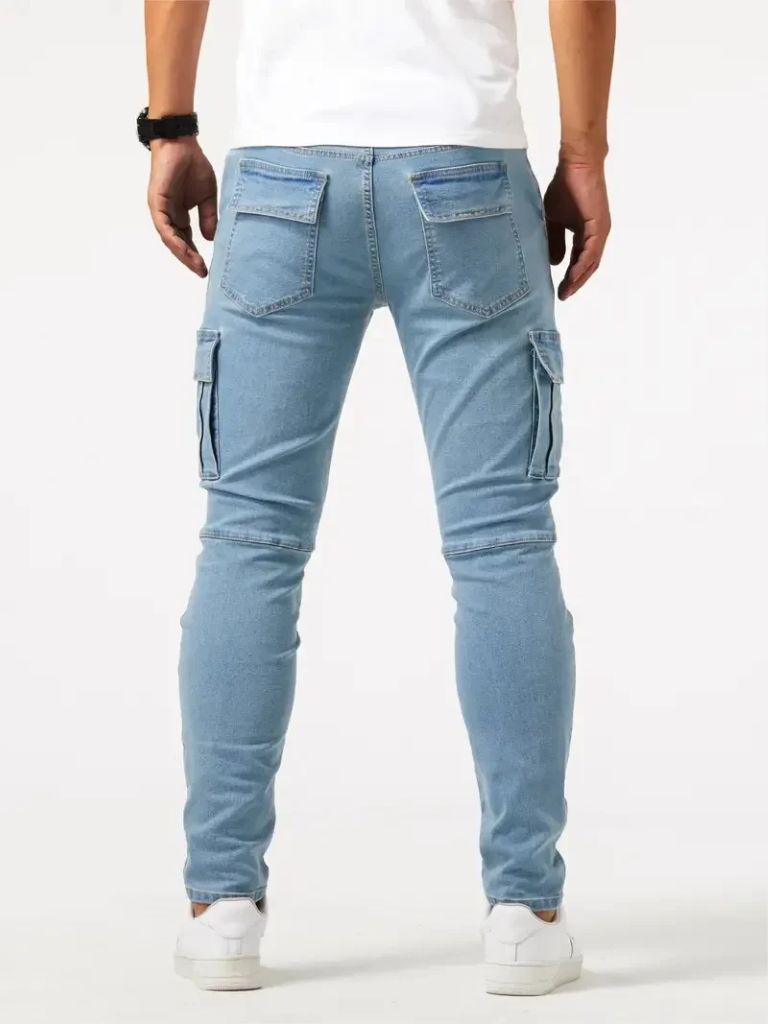Denim Jeans Cargo Trousers - Dalton & Rowe