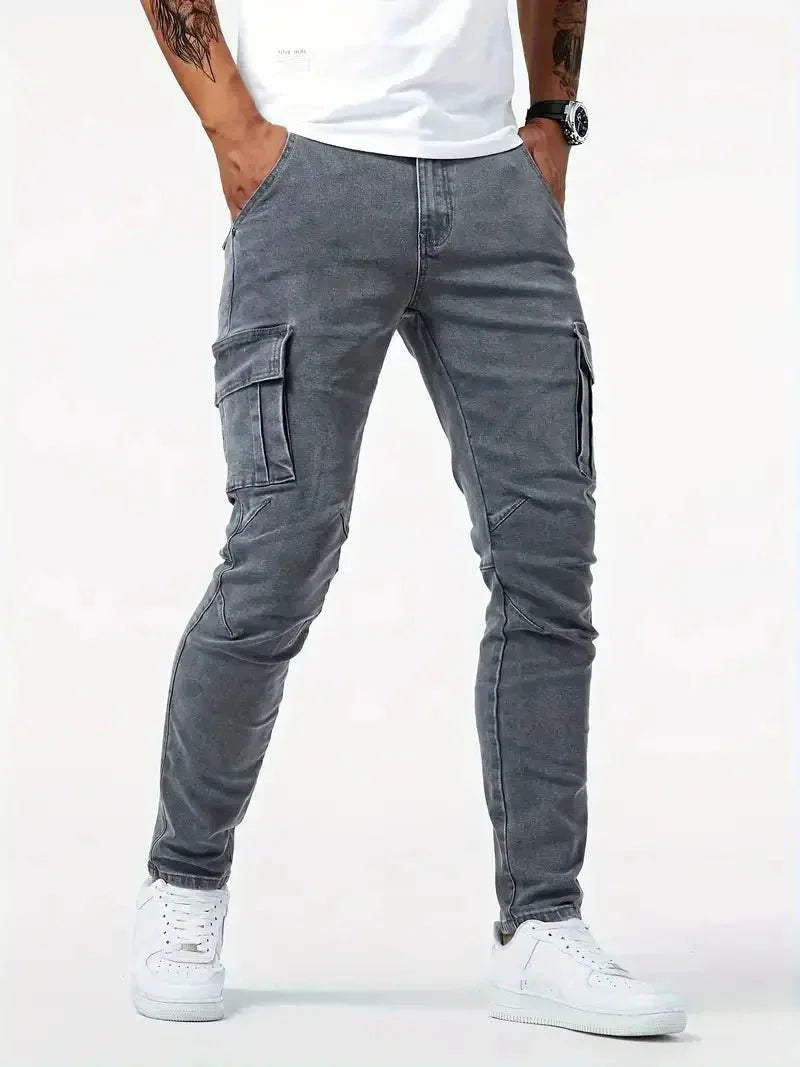 Denim Jeans Cargo Trousers - Dalton & Rowe