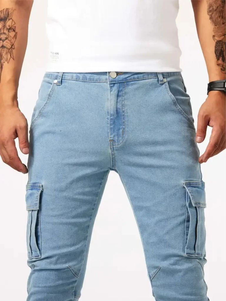 Denim Jeans Cargo Trousers - Dalton & Rowe