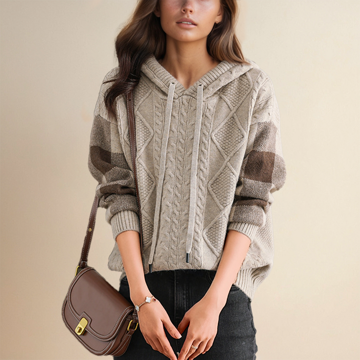 Margaux | Sudadera con Capucha Texturizada