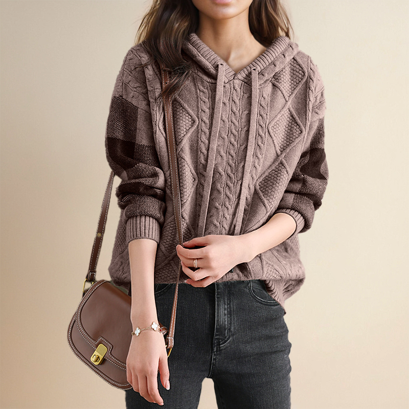 Margaux | Sudadera con Capucha Texturizada