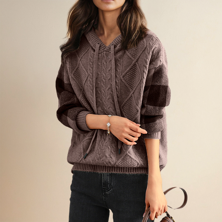 Margaux | Sudadera con Capucha Texturizada