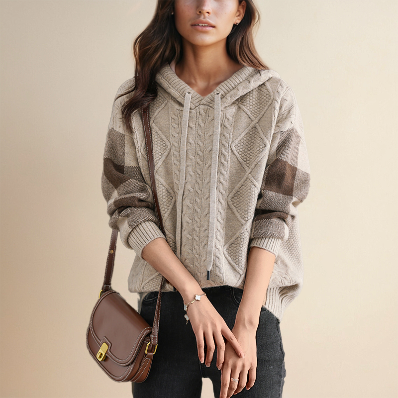 Margaux | Sudadera con Capucha Texturizada