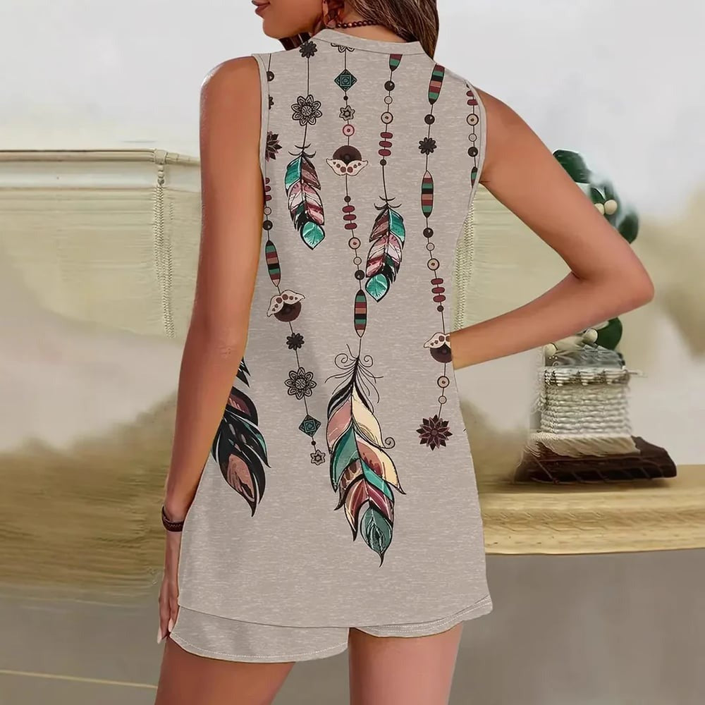 Vilma - Conjunto de Relajación Boho Pluma