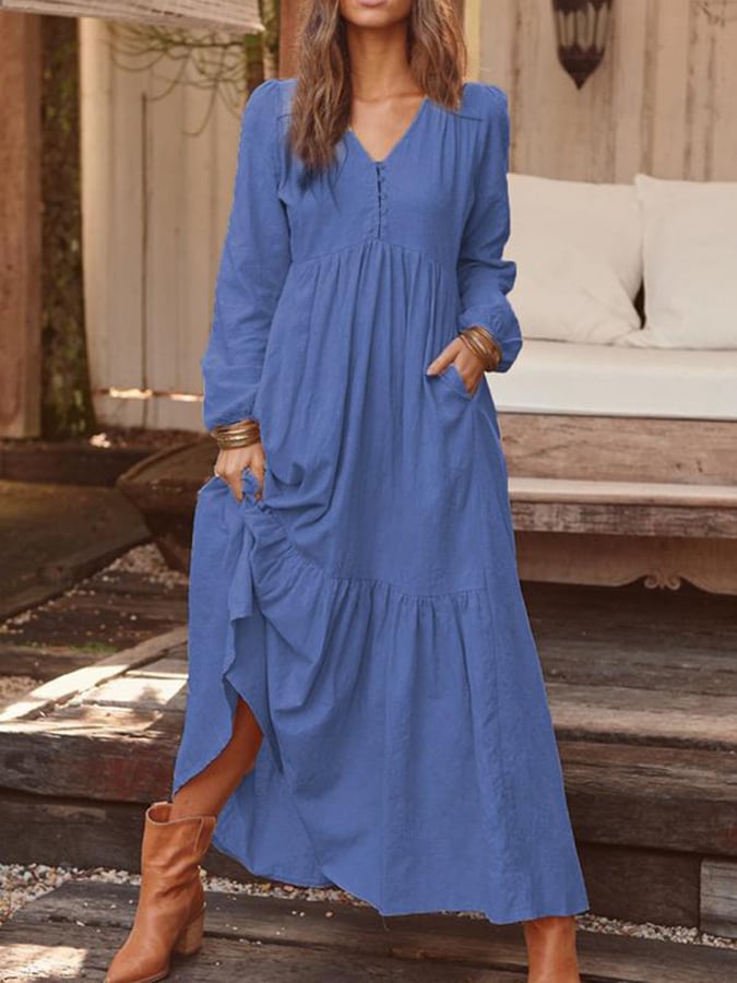 Pauline | Vestido Maxi Casual