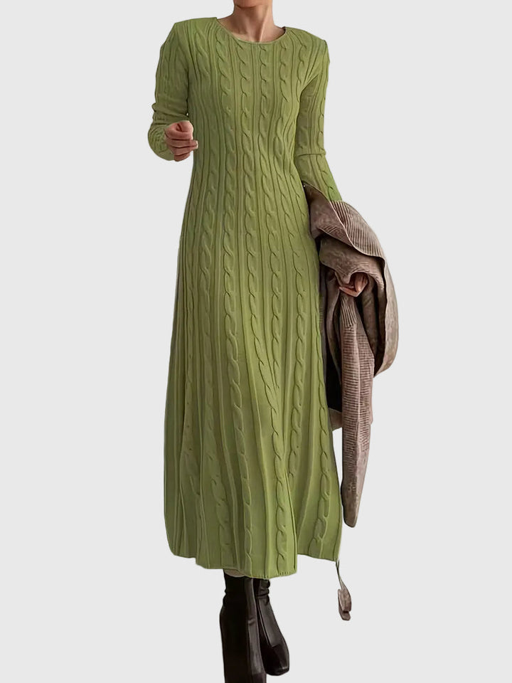 Adèle | Vestido Maxi de Punto Trenzado