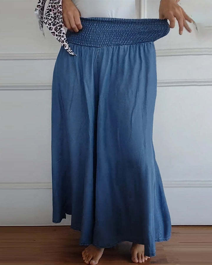 Delphine | Pantalón Amplio Fluido Romántico