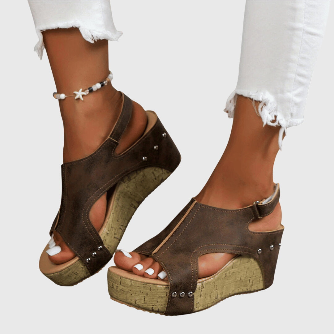 Émilie | Sandalias Ortopédicas con Cuña
