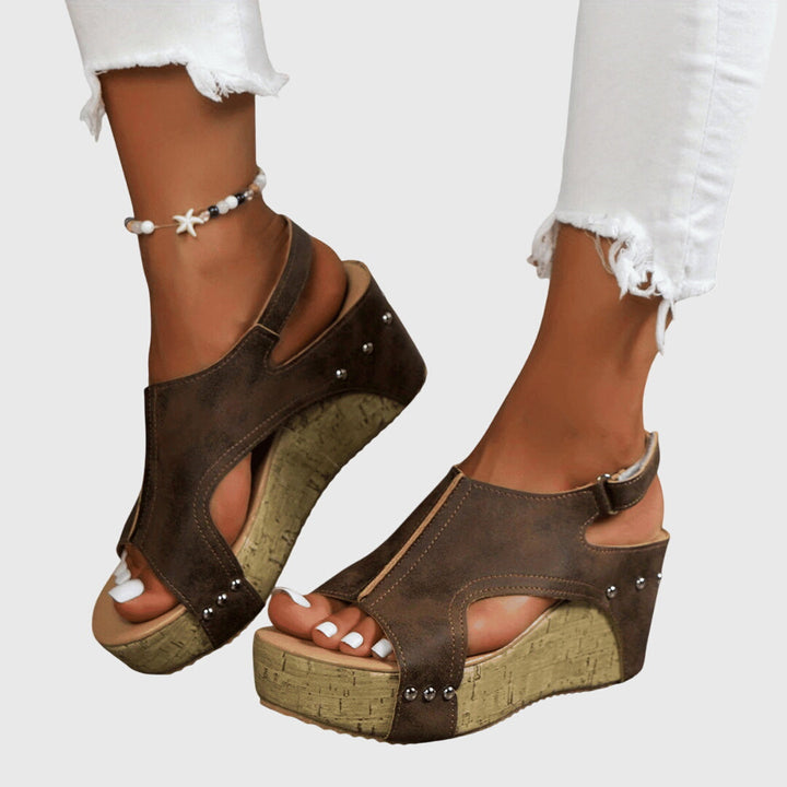 Émilie | Sandalias Ortopédicas con Cuña