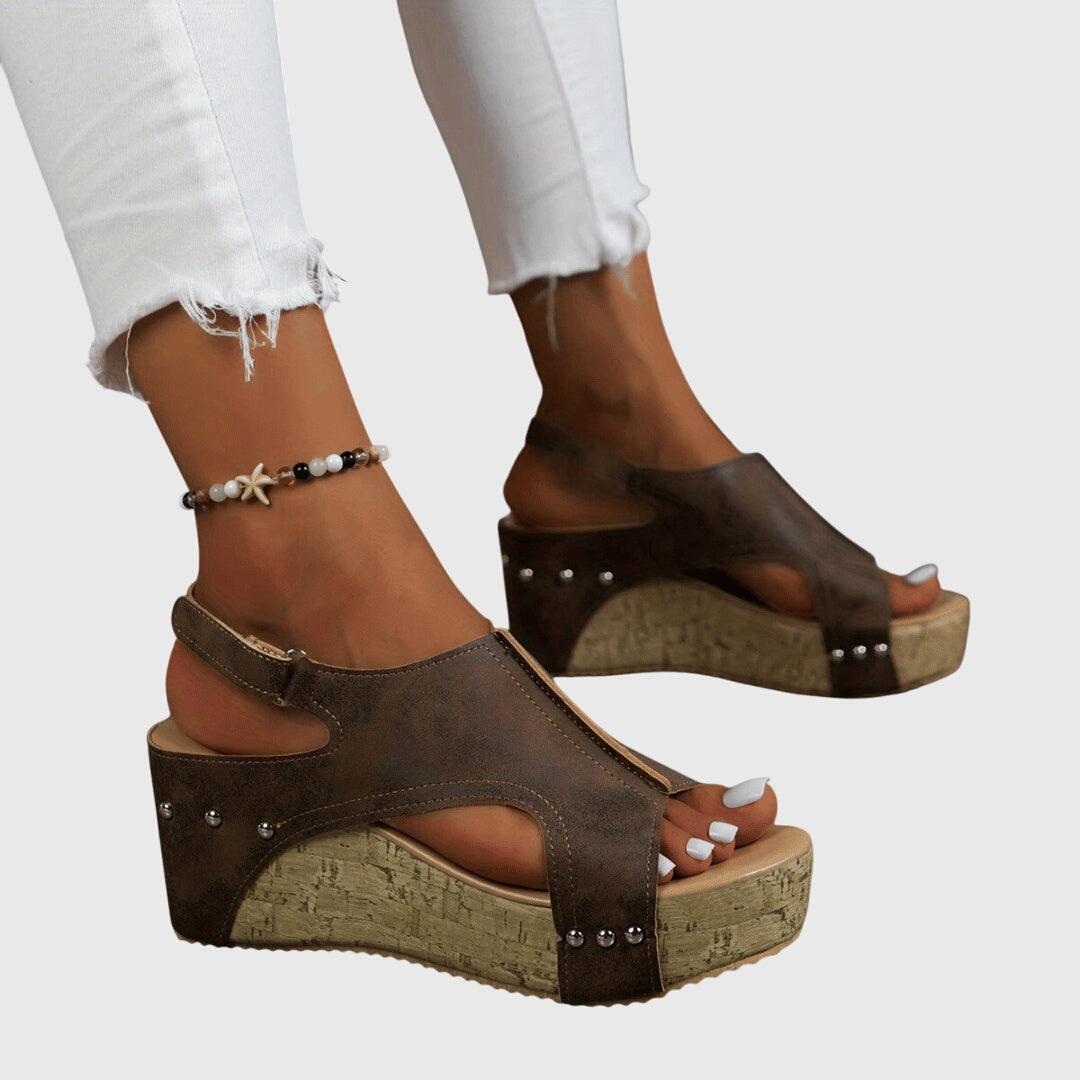 Émilie | Sandalias Ortopédicas con Cuña