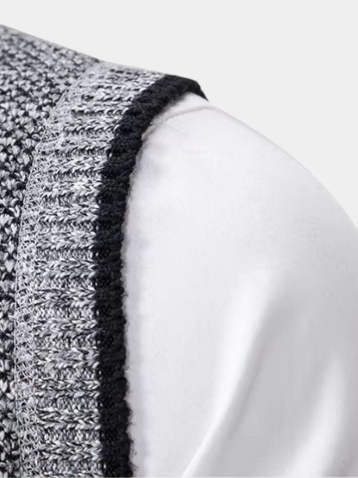 Elegant Full-Zip Sweater Vest - Dalton & Rowe