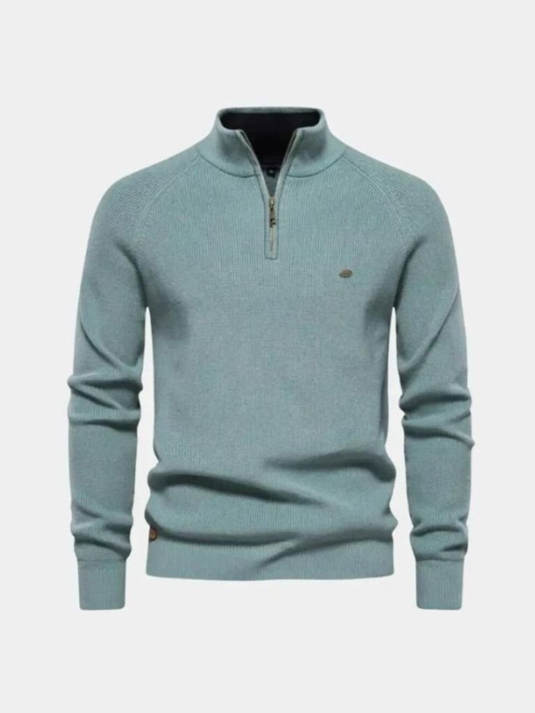 Elegant Quarter Zip Sweater - Dalton & Rowe