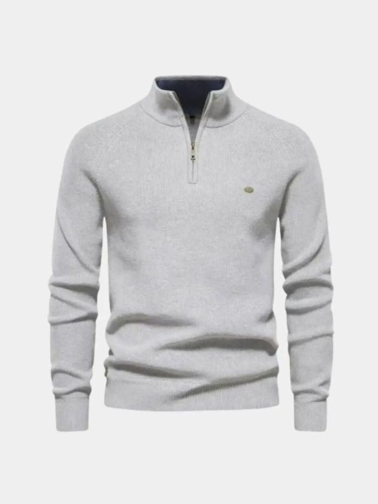 Elegant Quarter Zip Sweater - Dalton & Rowe