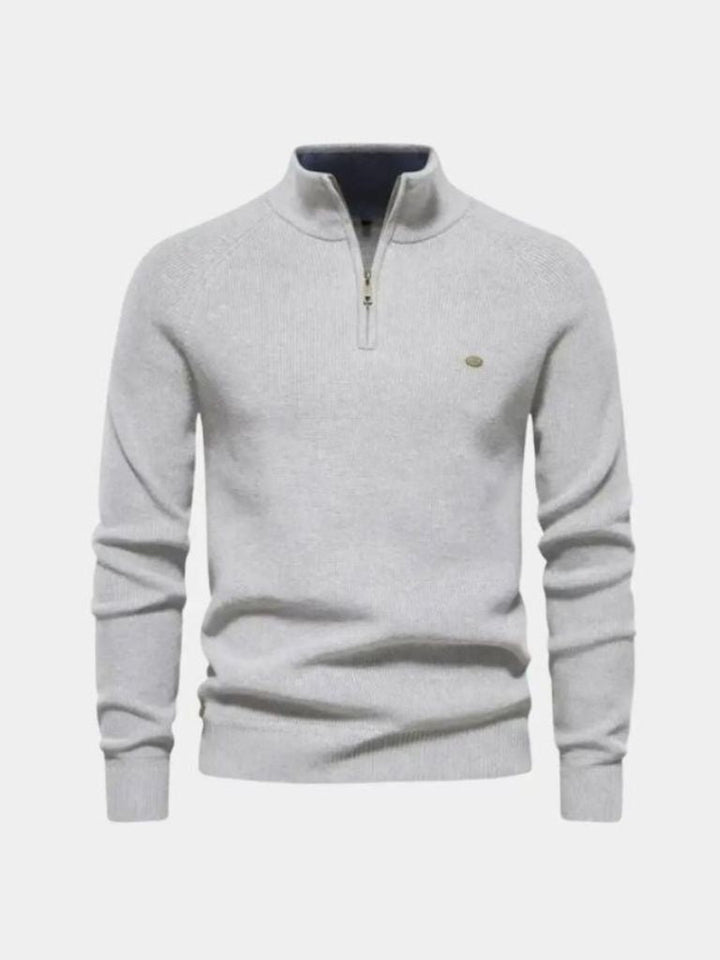 Elegant Quarter Zip Sweater - Dalton & Rowe