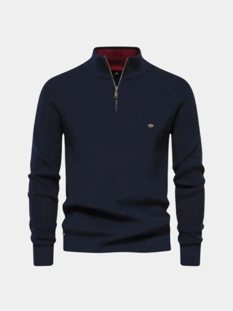 Elegant Quarter Zip Sweater - Dalton & Rowe