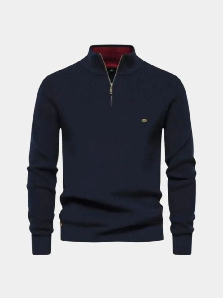 Elegant Quarter Zip Sweater - Dalton & Rowe