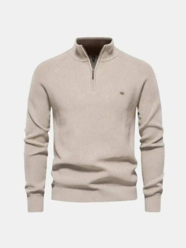 Elegant Quarter Zip Sweater - Dalton & Rowe